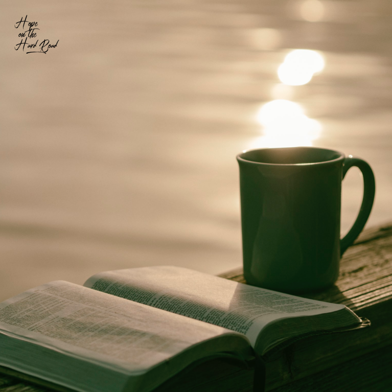 Coffee mug and bible